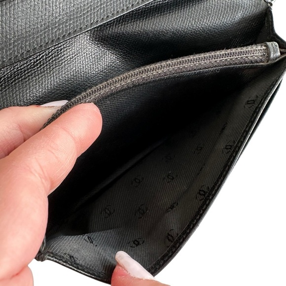 CHANEL Black Wallet with Gold Accent - Picture 11 of 15